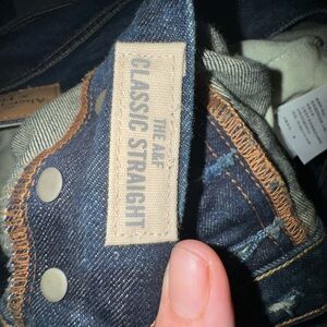 Abercrombie & Fitch Men's Classic Straight Jeans - Dark Blue